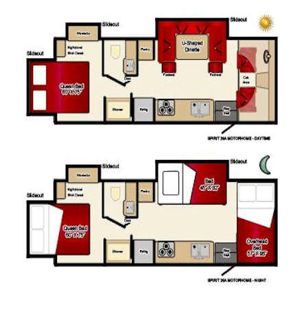 Day and Night Floor Plan