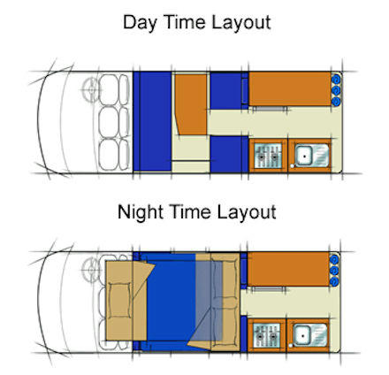 Day and Night Floor Plan