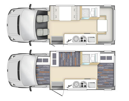 Day and Night Floor Plan
