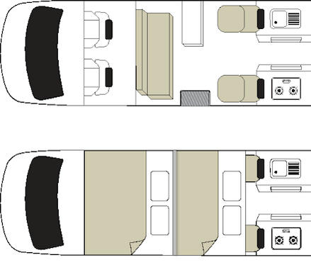 Day and Night Floor Plan