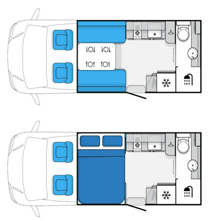 Day and Night Floor Plan