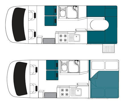 Day and Night Floor Plan