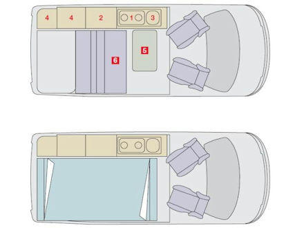 Day and Night Floor Plan