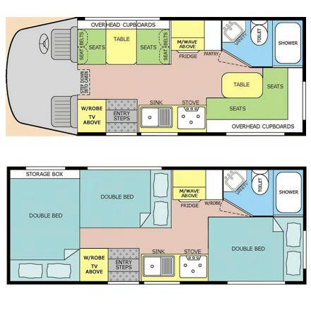 Day and Night Floor Plan