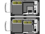 Bush Camper 4 Berth layout
