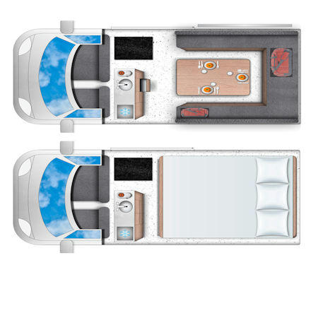 Day and Night Floor Plan