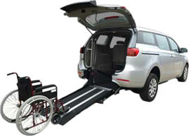 Kia Carnival- Wheelchair Access 6 passengers