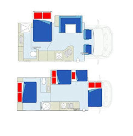 Day and Night Floor Plan
