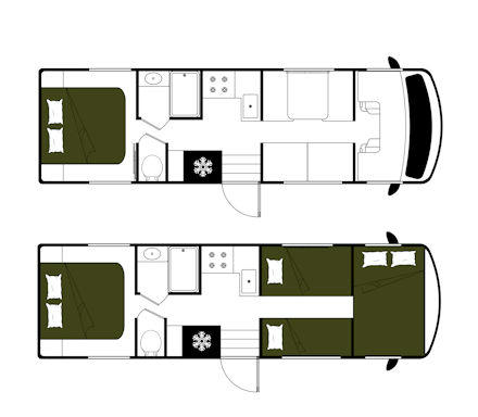 Day and Night Floor Plan