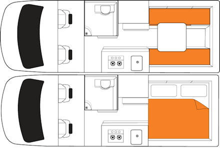 Day and Night Floor Plan