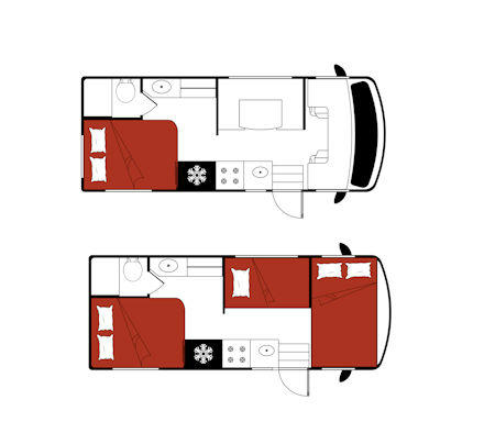Day and Night Floor Plan