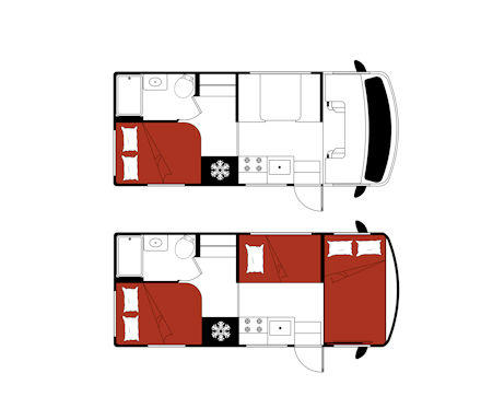 Day and Night Floor Plan