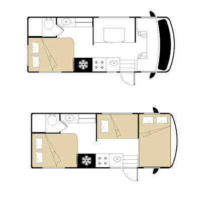 Day and Night Floor Plan