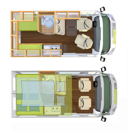 Day and Night Floor Plan