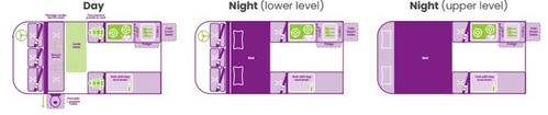 Day and Night Floor Plan