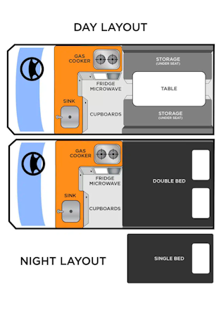 Day and Night Floor Plan