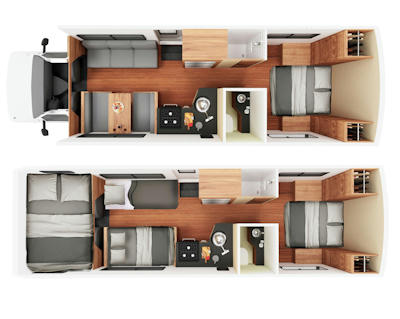 Day and Night Floor Plan
