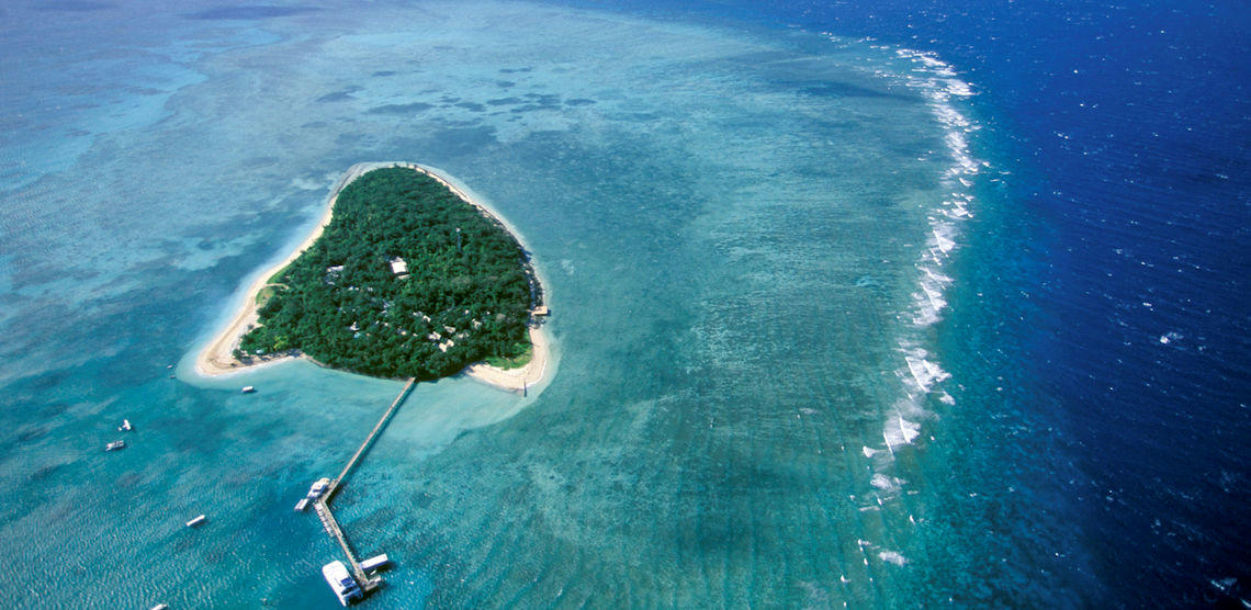 Green Island off Cairns in the Great Barrier Reef