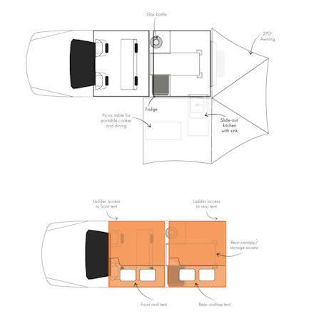 Day and Night Floor Plan