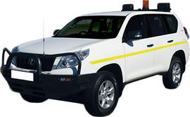 Mine Equipped Toyota Prado