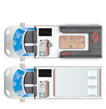 Day and Night Floor Plan