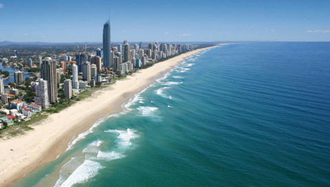The Gold Coast - the sun is still shining and the roads are clear