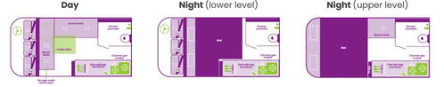 Day and Night Floor Plan