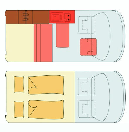Day and Night Floor Plan