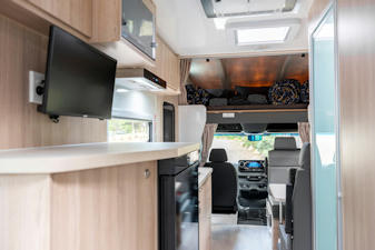 River Campervan interior from Maui Elite Motorhomes