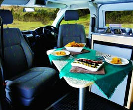 The 2+2 Berth campervan is superbly equipped.
