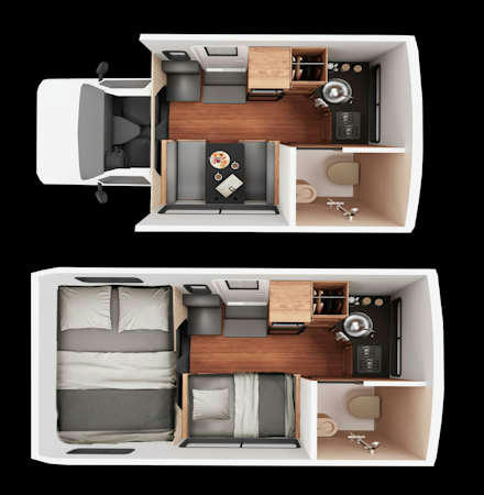 Day and Night Floor Plan