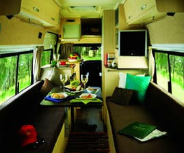 Ample space to stretch and relax.