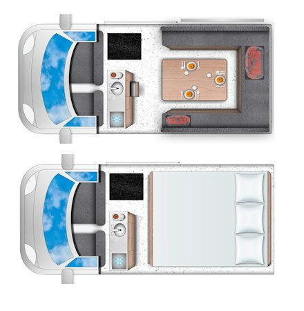 Day and Night Floor Plan