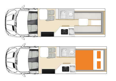 Day and Night Floor Plan