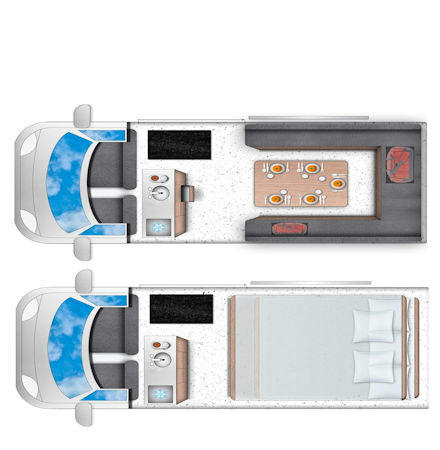 Day and Night Floor Plan