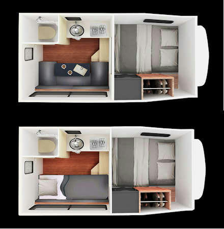 Day and Night Floor Plan