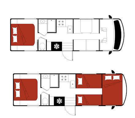 Day and Night Floor Plan