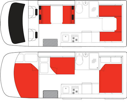 Day and Night Floor Plan