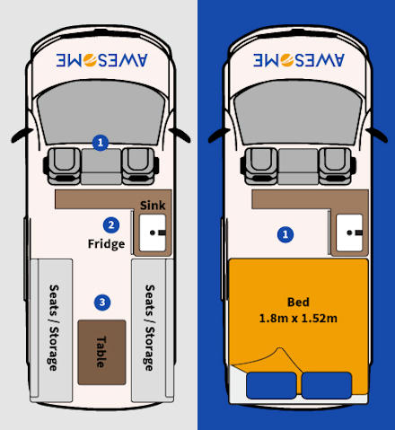 Day and Night Floor Plan