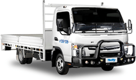 Single Cab with Tray Auto - Mitsubishi Canter