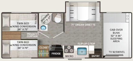 Day and Night Floor Plan