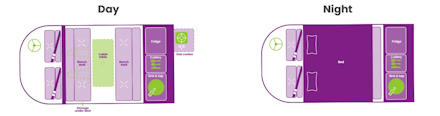 Day and Night Floor Plan