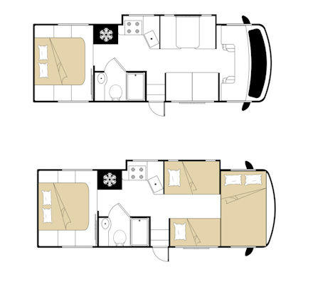 Day and Night Floor Plan