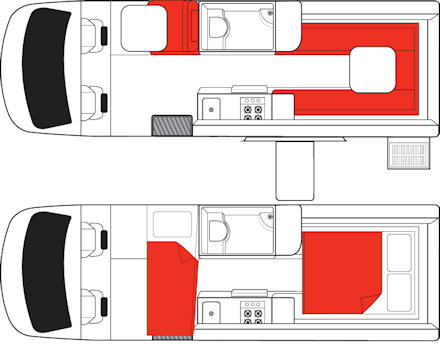 Day and Night Floor Plan