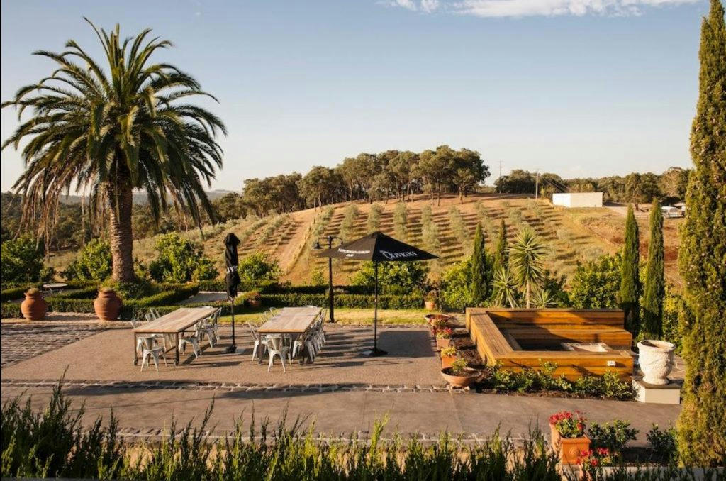 Olivigna Restaurant scenery in Warrandyte