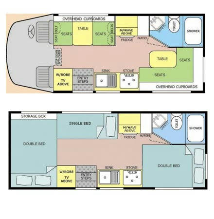 Day and Night Floor Plan
