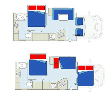 Day and Night Floor Plan