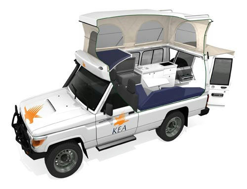 Campervan of the Month: May - KEA 4 Wheel Drive Rental