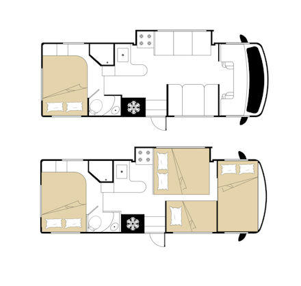 Day and Night Floor Plan