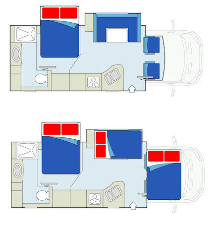 Day and Night Floor Plan